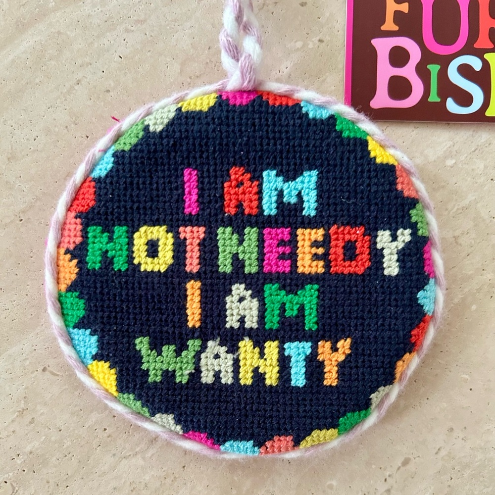 Furbish Studio Needlepoint Ornamant